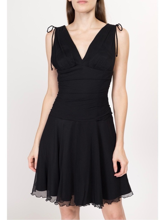 Express Dresses & Skirts - Express Silk Shoulder Tie Dress
